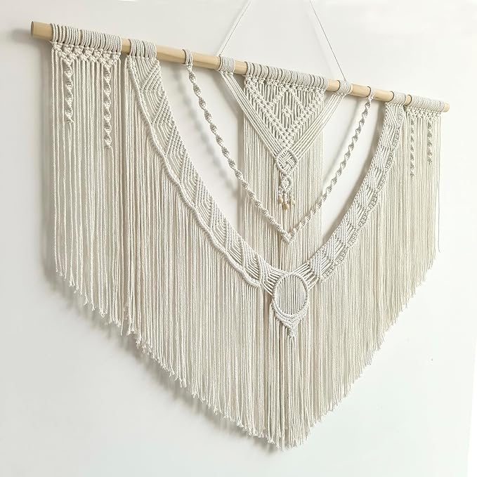 Achart Macrame Wall Hanging Large- Boho Wall Decor- large wall art- Wall Decor - Image 4