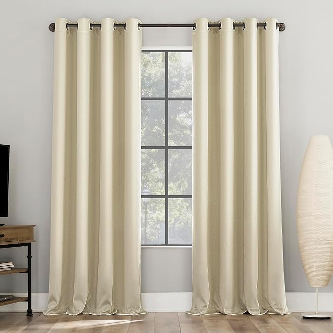 Sun Zero Nordic 2-Pack Theater Grade Noise Reducing Extreme 100% Blackout by SunZero%E2%84%A2