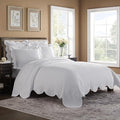 Charleston Estate Modern Farmhouse Floral Matelasse Coverlet by Historic+Charleston+Collection
