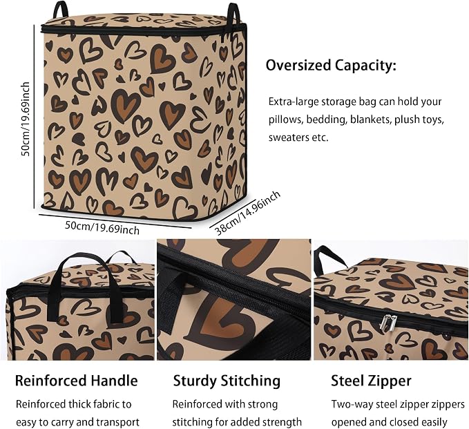 2pcs blanket storage bag for under bed, closet organizers 95L | clothing - Image 3