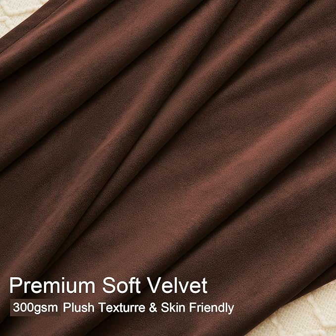 90 Inch Long Dark Brown Velvet Blackout Curtains Elegant Luxury Decorative - Image 3