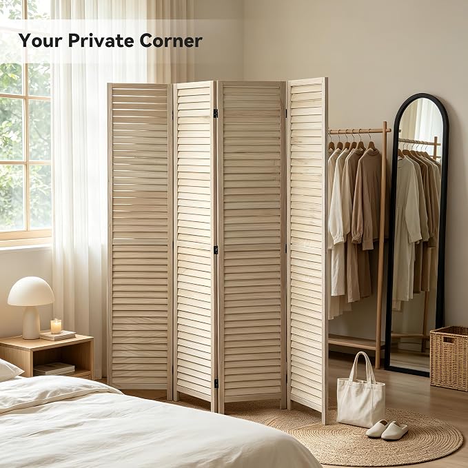 Wood Room Divider - Image 7