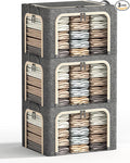 3 Openings Large Clothes Storage Bins by Furnhome