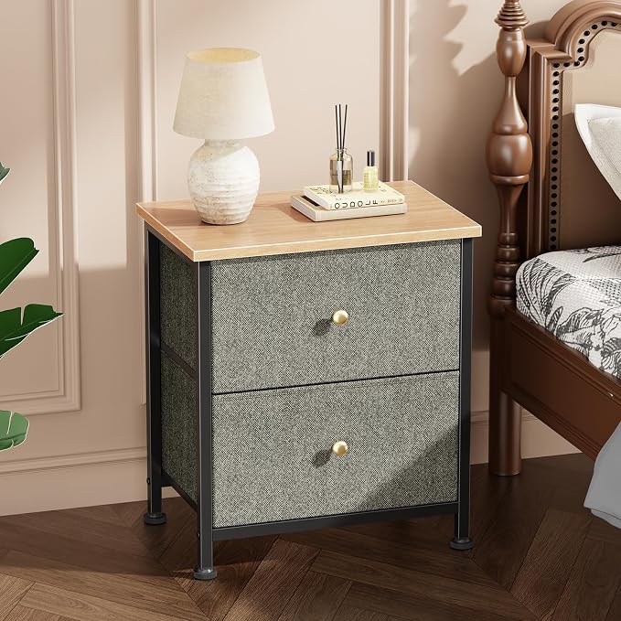 DUMOS Night Stands Set of 2, Bedside Table - Image 7
