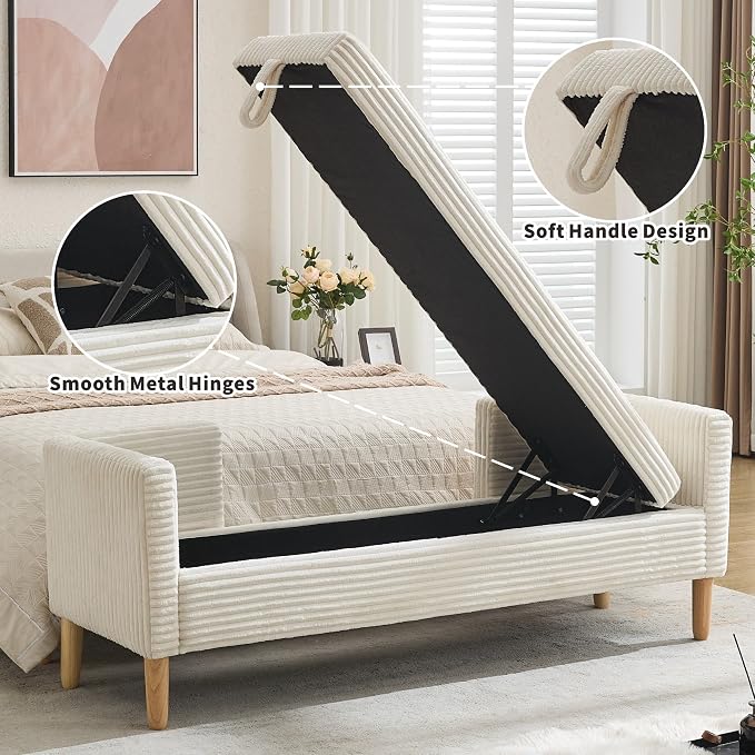 Chifee & Vingol 64.7" W Ottoman - Image 4