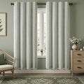 Sage Green Boho Blackout Curtains 90 Inch 2 Panels by Unknown