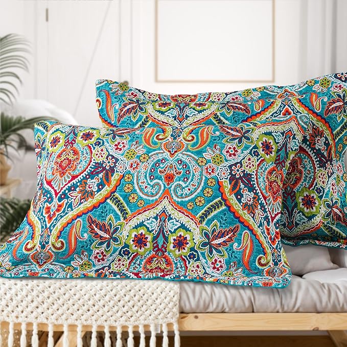VAPUTAR Cotton Quilt King Bedding Set - Image 5