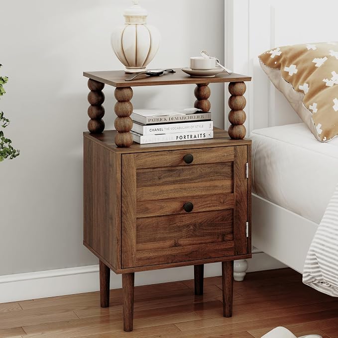 Veegle Nightstand, Modern Bedside Table by Unknown