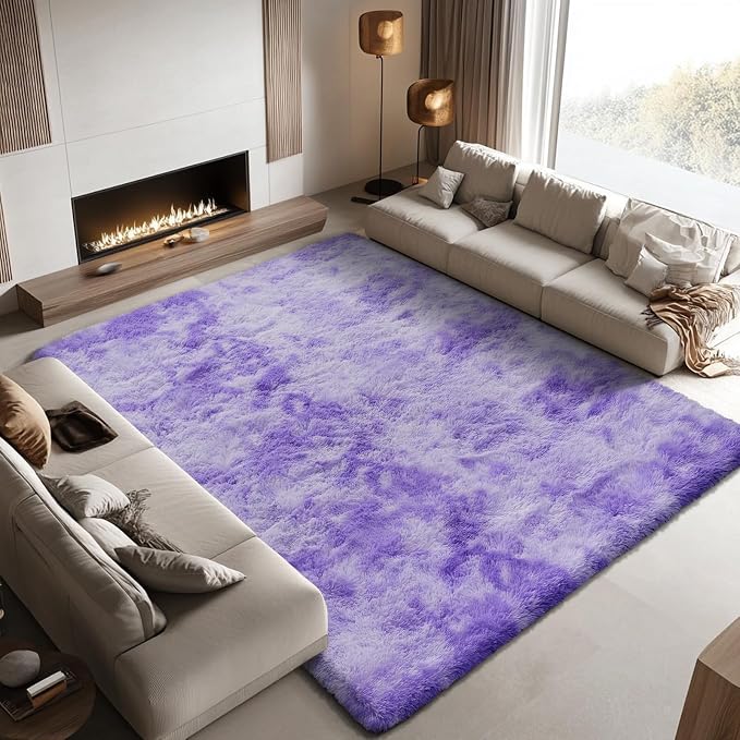 Area Rugs 10x14 for Living Room, Upgrade Fuzzy Plush Carpet for Bedroom Dorm - Image 5