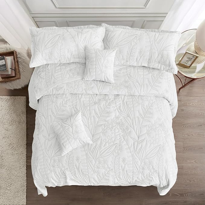 HZ & HY Oversized King Bedspreads 128x120, 5-Piece Quilt Set, Lightweight - Image 6