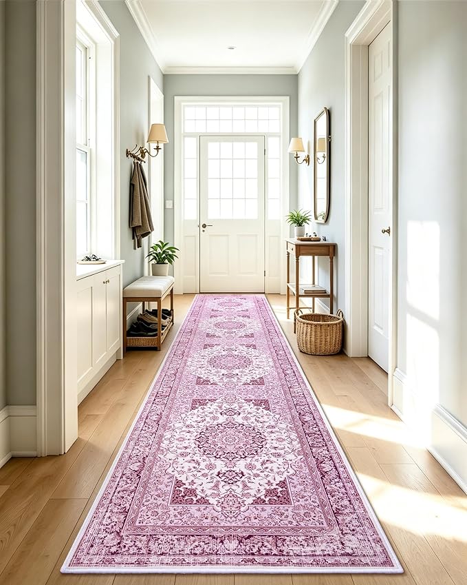Macgace Washable Vintage Area Rug - Image 3