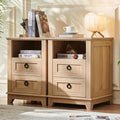Joaxswe 18" Farmhouse Night Stand Set 2 by Joaxswe