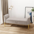 Alunaune Modern Velvet Storage Bedroom Bench End of Bed Bench, Upholstered by HomeFurniture