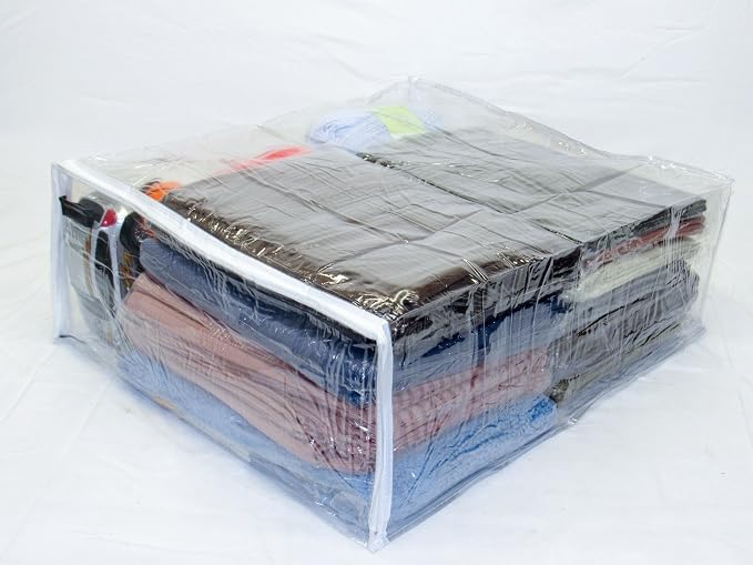 5-Pack X-Large Heavy Duty Vinyl Zippered Storage Bags - Image 6