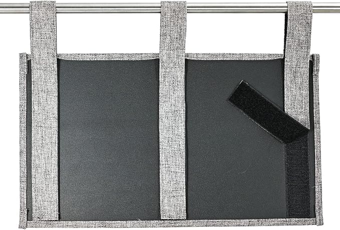 Zafit Linen Bedside Caddy, Bedside Storage Organizer - Image 4