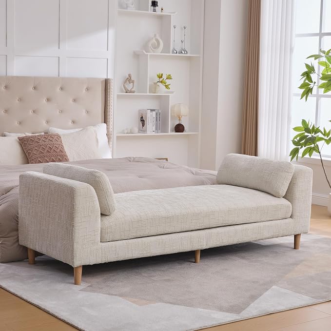 Modern Upholstered End of Bed Bench by Unknown