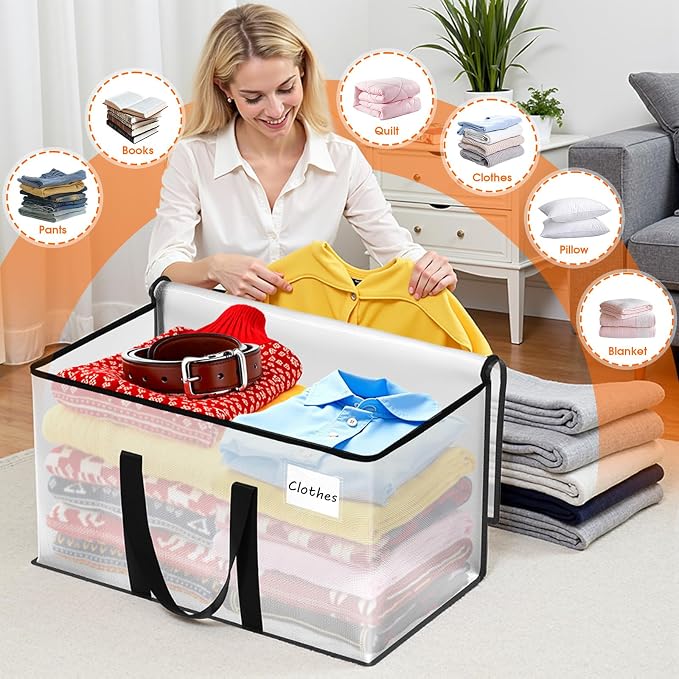 Moving Bags Extra Heavy Duty Oversized Clear Storage Bags - Image 7
