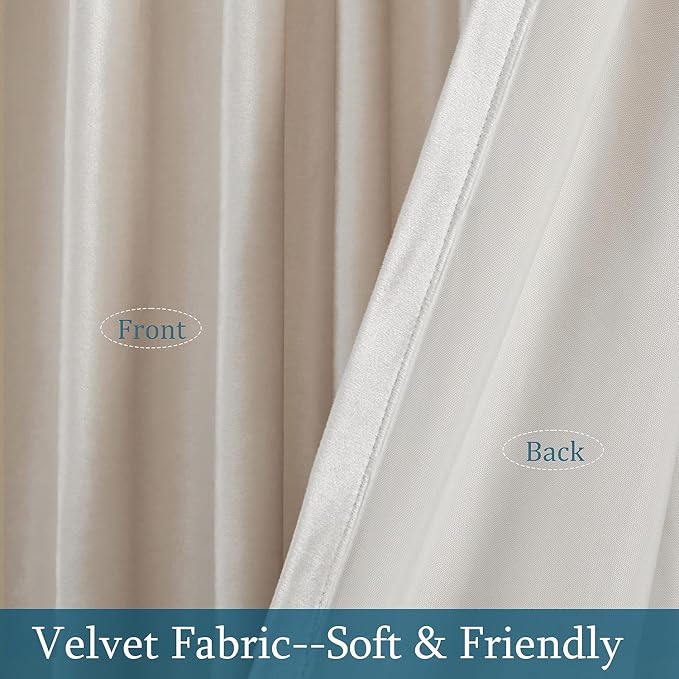 PRIMROSE Cream Ivory Curtains 102 inch - Image 5