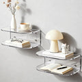 Acrylic Floating Nightstand, Wall Mounted Bedside Table Shelf by AcrylicTable