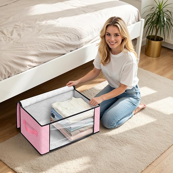 35L Closet Organizers, Foldable Under Bed Storage Containers | Storage Bags - Image 6