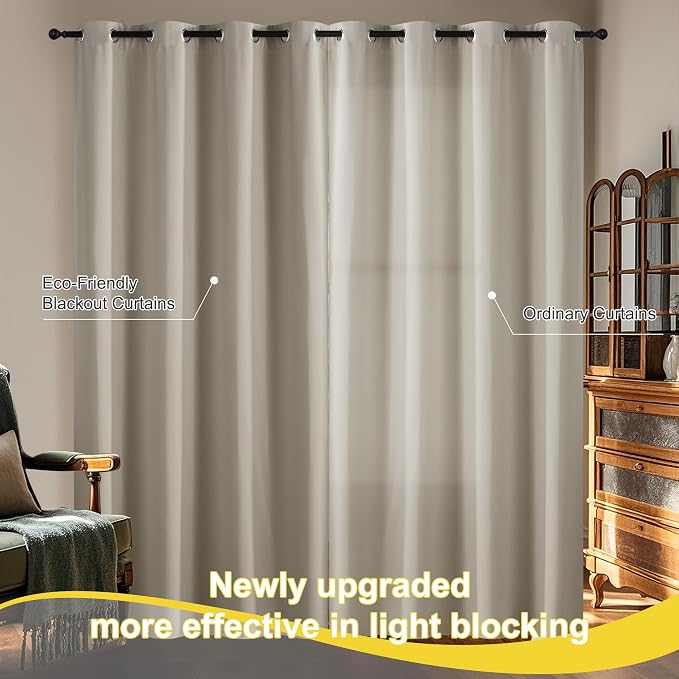 NICETOWN 100% Blackout Curtains - Image 8