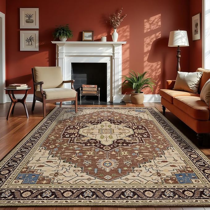Macgace Washable Vintage Area Rug by Macgace