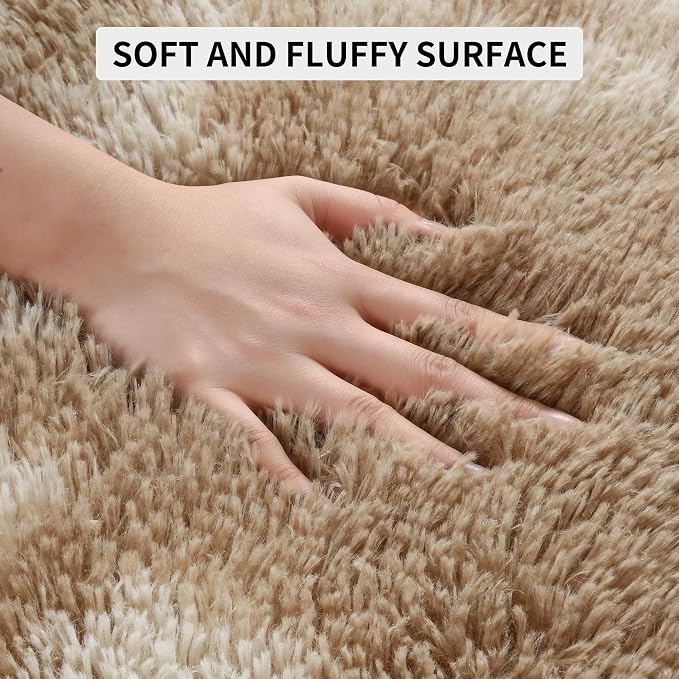 Area Rugs 9x12 for Living Room, Super Soft Fluffy Rugs for Bedroom, Modern - Image 7