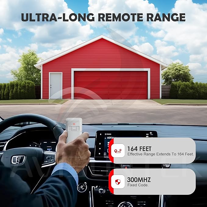 3 X Multi-Code 3089 3060 MultiCode 308911 Linear MCS308911, 10 Dip Switch Gate Opener Remote 300MHZ, Multi Code Garage Door Opener【10-Year-Warranty】