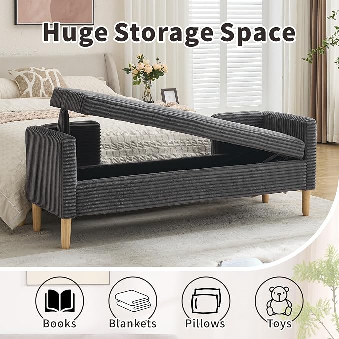 Chifee & Vingol 65.35" W Ottoman - Image 6