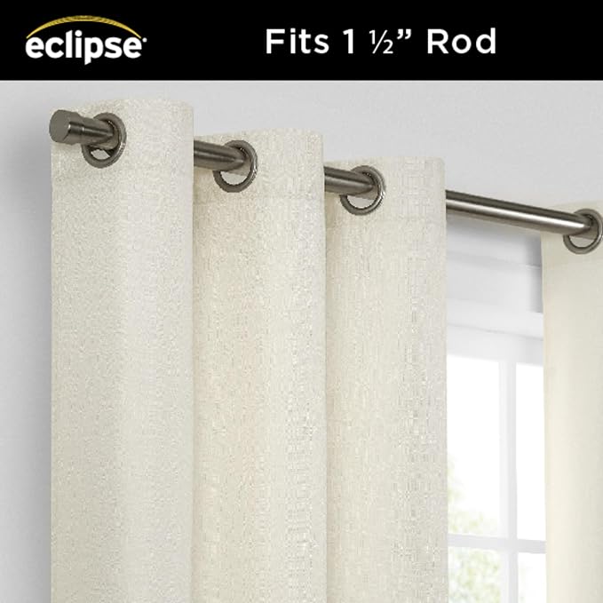 Eclipse Extra Wide Grommet Curtain, Kendall Sliding Patio Door Curtain Panel - Image 3