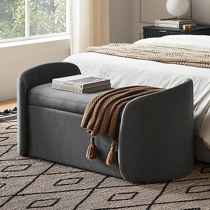 mopio Sophie 51" Ottoman Storage Bench, Entryway and Window Seating, End of Bed by MopioInc