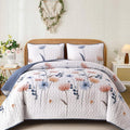 Dinjoy Quilt Set King Size, Soft Microfiber, Farmhouse Bedding by DINJOY