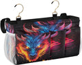 Dragon Fire tag8 Bedside Caddy Storage Bag Bedside Organizer by KOPIRIT