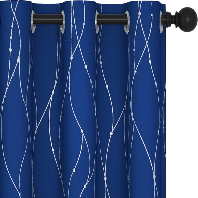 Deconovo Living Room Curtains 90 Inches Long, Thermal Insulated, Room Darkening by Unknown