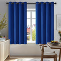 Deconovo Blackout Curtains for Bedroom and Living Room 45 Inches Long | Black by Unknown