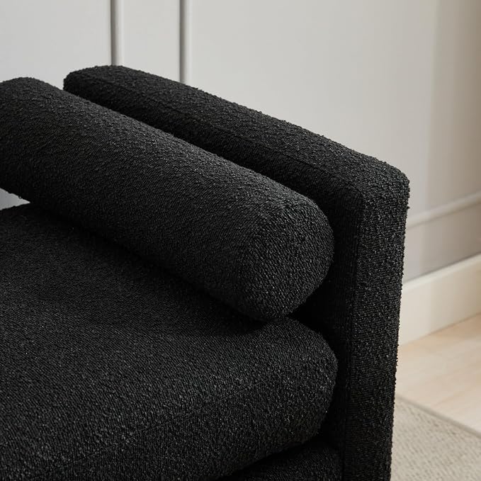 KEIKI Oversize Boucle Bench Ottoman - Image 6