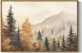 InSimSea Fall Forest Large Wall Art Decor, Trees Autumn Mountains, 16x24in | by InSimSeaArt