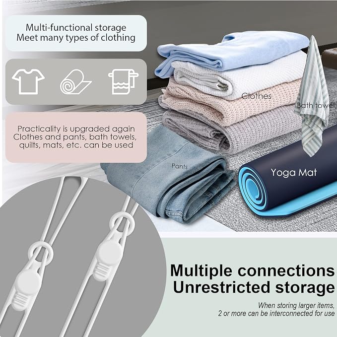 Silicone Cable Ties, Cord Organizer Cable Management | Reusable Cord Ties - Image 4