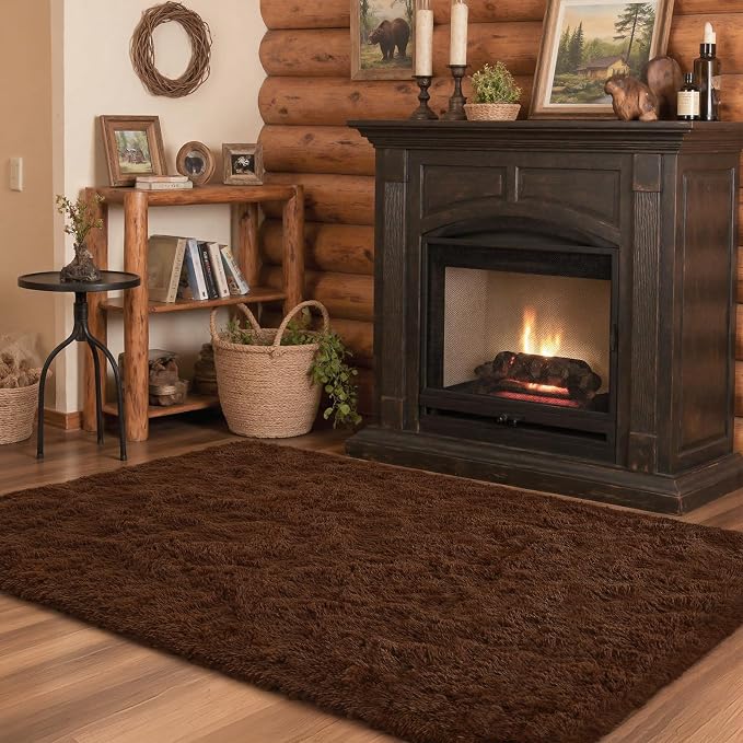 HOMORE Luxury Fluffy Area Rug Modern Shag Rugs - Image 4