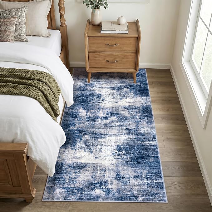 Abstract Runner Rug 3x7 Ft Washable Runners - Image 9