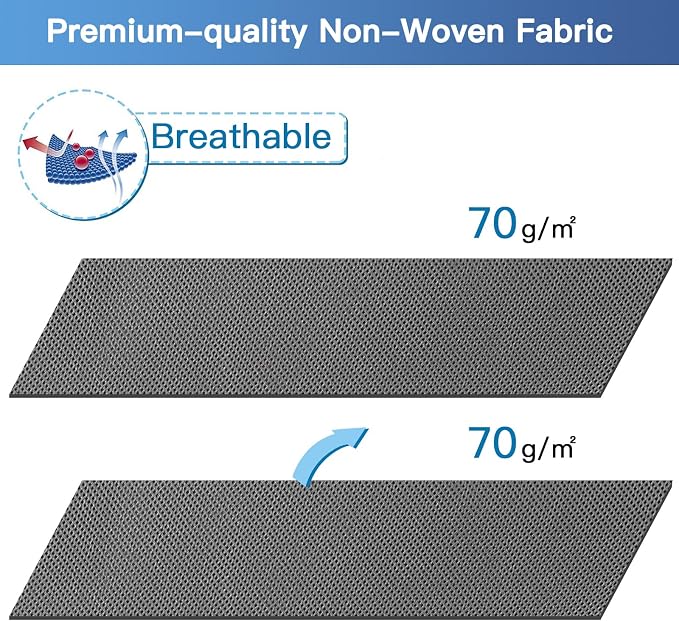 Comforter Storage Bags 120L for Blanket Clothes Bedding Sheet 2 Pack Grey | - Image 3