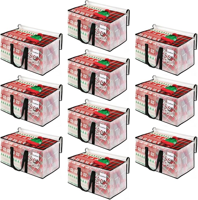 BlissTotes Moving Bags, 125L 10-Pack Storage Bags, Moving Boxes | Moving Box by BlissTotes