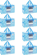 VENO Moving Bags, Wide Open Top, Spring Breeze, 8 Pack | Moving boxes by Veno