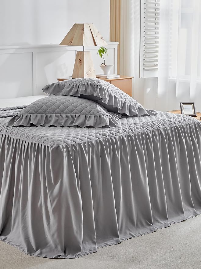 Ruffle Skirt Bedspread Set - Image 6
