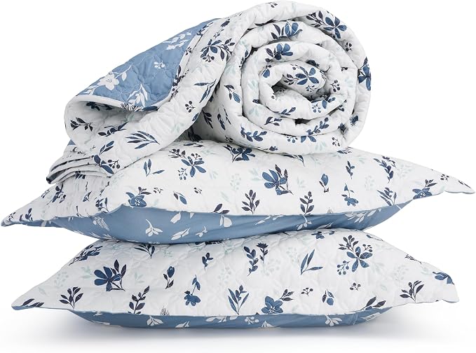 Bedsure Floral Quilt King Size - Image 7