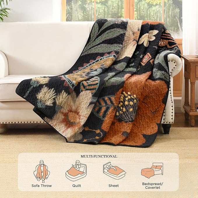 Quilt King Size, Reversible Polyester Coverlet Set - Image 5