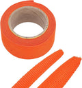 MECCANIXITY Braided Cable Sleeves Heat Shrinkable Fabric Sleeving, 1" 10ft Orange 2:1 Ratio Heat Shrinkable Cord Protector for Harness Cable, Network Cable Protection, Cable Management