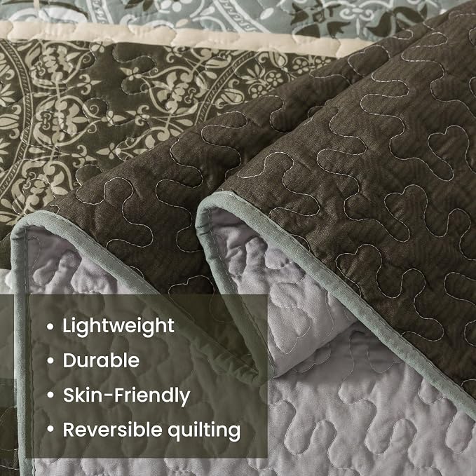 Etwel Lightweight Queen Size Quilt Set - Image 3