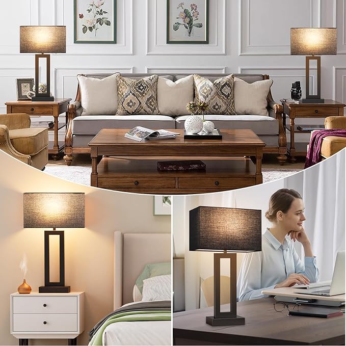 Seealle 22" Tall Living Room Lamps - Image 6
