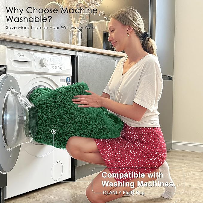 OLANLY 5x8 Machine Washable Large Area Rugs - Image 2